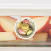 マカロンボウル写真食品事業パティスリー ラベル (貼付)