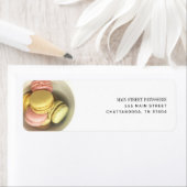 マカロンボフランスのールベーカリーパティッセリービジネス ラベル (インサイチュ)