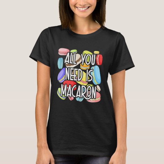 マカロンマウンテンベーキングスウィートマカロン Tシャツ (正面)