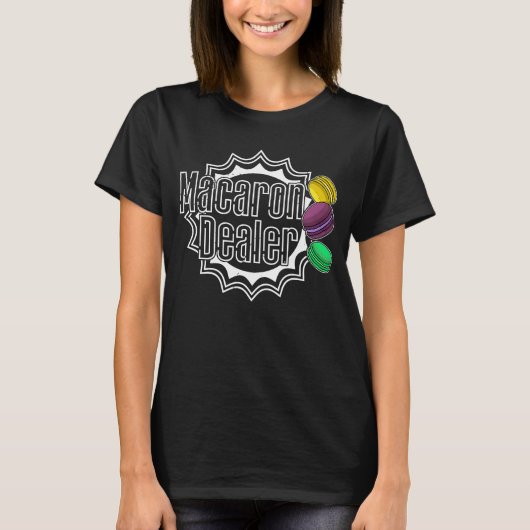 マカロンレシピデザートイタリア菓子サイイ Tシャツ (正面)