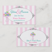 マカロン名刺 名刺 (正面/裏面)