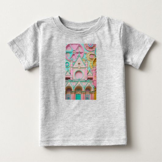 マカロン城 ベビーTシャツ (正面)