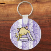 マカロン子猫 キーホルダー (正面)