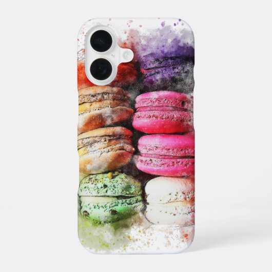 マカロン携帯ケース iPhone 16ケース (裏面)