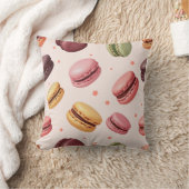 マカロン模様クッション クッション (ブランケット)