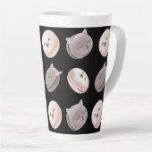 マカロン模様 カフェラテマグ (右アングル)