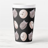 マカロン模様 カフェラテマグ (正面)