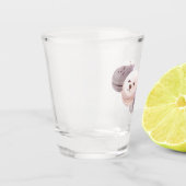 マカロン模様 ショットグラス (左)