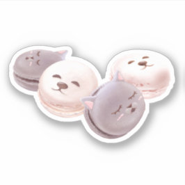 マカロン模様 シール