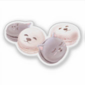 マカロン模様 シール (正面)