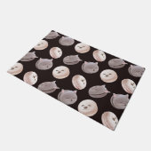 マカロン模様 ドアマット (アングル)