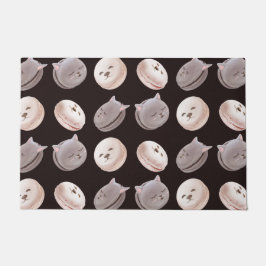 マカロン模様 ドアマット