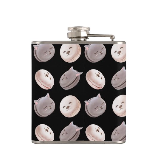 マカロン模様 フラスク (裏面)