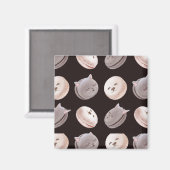 マカロン模様 マグネット (正面/裏面)