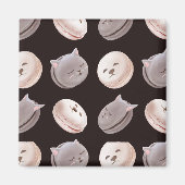 マカロン模様 マグネット (正面)