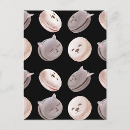 マカロン模様 案内ポストカード