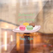 マカロン漫画イラストレーション ウィンドウサイン (シート2)