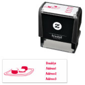 マカロン漫画イラストレーション セルフインキングスタンプ (インサイチュ)