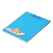 マカロン漫画イラストレーション ノートパッド (回転)