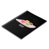 マカロン漫画イラストレーション ノートブック (左側)