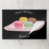 マカロン漫画イラストレーション ペーパーパッド (折り畳み)