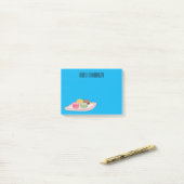 マカロン漫画イラストレーション ポストイット (デスク上)