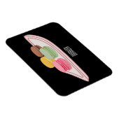 マカロン漫画イラストレーション マグネット (右側)