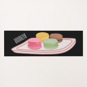 マカロン漫画イラストレーション ヨガマット (裏面(横))