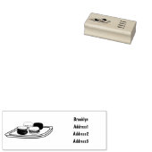 マカロン漫画イラストレーション ラバースタンプ (押印)