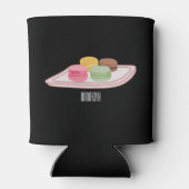 マカロン漫画イラストレーション 缶クーラー (裏面)