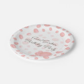 マカロン誕生日パーティー ペーパープレート (アングル)