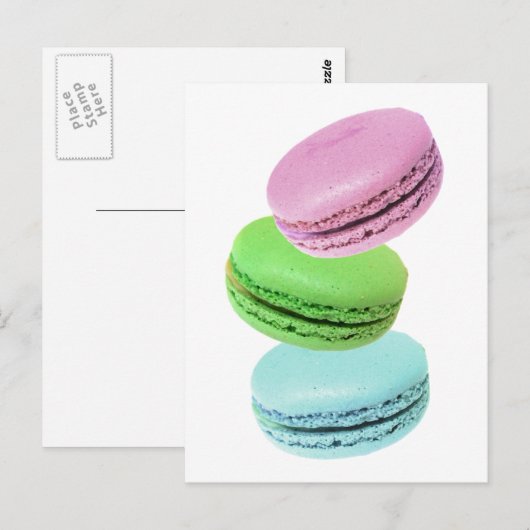 マカロン3 ポストカード (正面/裏面)