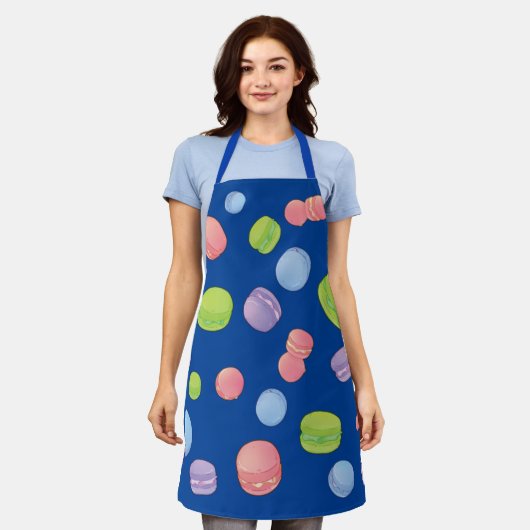 マカロン エプロン (着用した状態)