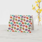 マカロン グリーティングカード (黄色い花)