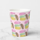 マカロン フランス菓子 クッキー マカロン パティスリー 紙コップ (左)