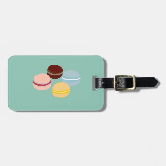 マカロン ラゲッジタグ (正面横)