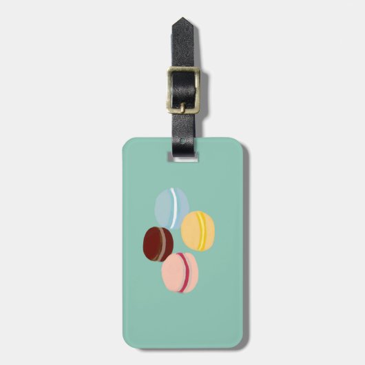 マカロン ラゲッジタグ (正面縦)