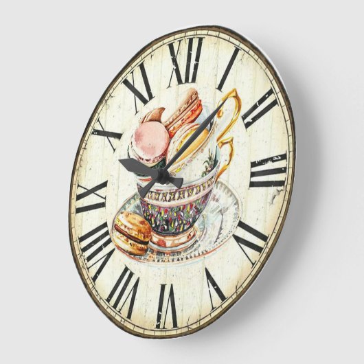 マカロン ラージ壁時計 (傾斜)