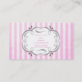 マカロン |水フランスの色のペストリー 名刺 (裏面)