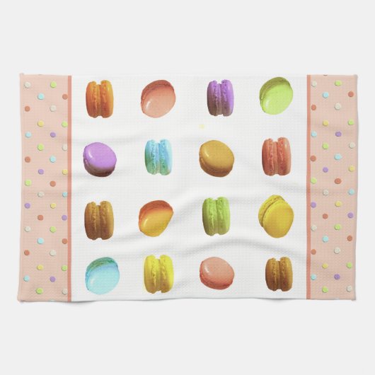 マカロンCookie キッチンタオル (横)