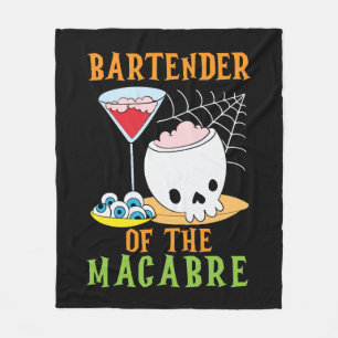 マカーブレバーテンハロウィーンのバーテンダー フリースブランケット