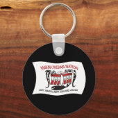 マカ族国旗のキーチェーン キーホルダー (正面)