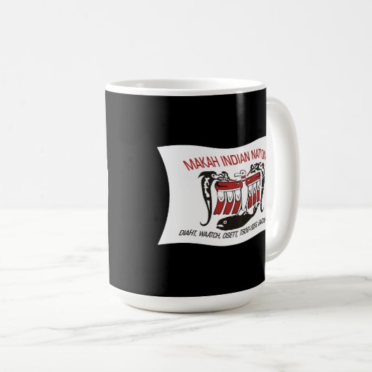 マカ族国旗のマグカップ コーヒーマグカップ (正面右)