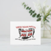 マカ族国旗 ポストカード (スタンド正面)