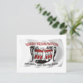 マカ族国旗 ポストカード (スタンド正面)