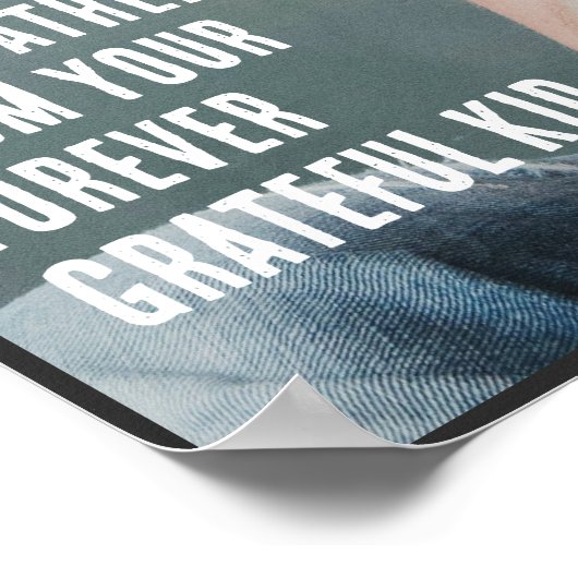 マガおもしろいカスタムジンの写真カバー ポスター (角)