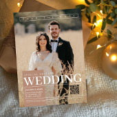 マガエレガントユニークジンの表紙の日付を保存 招待状