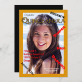 マガジカスタムンスタイルキンセアニェラパーティー招待状 招待状 (正面/裏面)