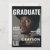 マガジスタイリッシュン表紙 |卒業パーティー 招待状 (正面)