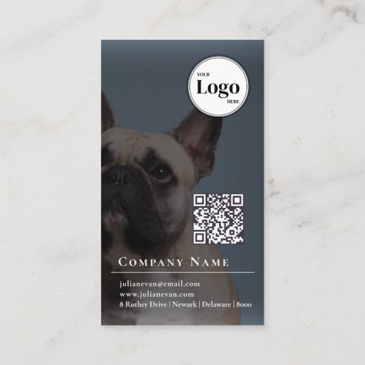 マガジモダンンのカバー犬トレーナーペットシッター 名刺 (裏面)